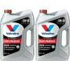 imageValvoline High Mileage with MaxLife Technology SAE 5W20 Synthetic Blend Motor Oil 5 QTFull Synthetic High Mileage