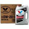 imageValvoline High Mileage with MaxLife Technology SAE 5W20 Synthetic Blend Motor Oil 5 QTFull Synthetic High Mileage