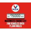 imageValvoline High Mileage with MaxLife Technology SAE 5W20 Synthetic Blend Motor Oil 5 QTHigh Mileage