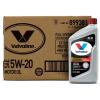 imageValvoline High Mileage with MaxLife Technology SAE 5W20 Synthetic Blend Motor Oil 5 QTPremium Full Synthetic High Mileage