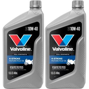 imageValvoline 4Stroke Motorcycle Full Synthetic 10W40 Motor Oil 1 Quart10W40