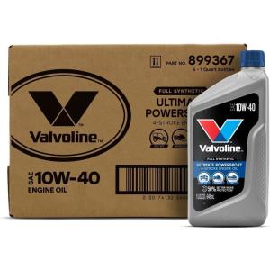 imageValvoline 4Stroke Powersport Full Synthetic Motor Oil 1 Quart1 QT  Case of 6