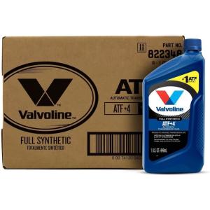 imageValvoline ATF 4 Full Synthetic Automatic Transmission Fluid 1 QT Case of 61 QT  Case of 6