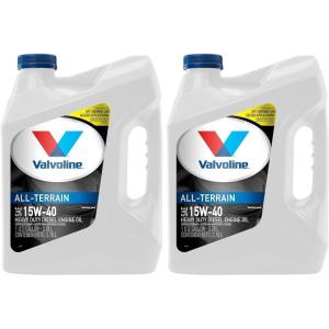 imageValvoline All Terrain 15W40 Heavy Duty Diesel Engine Oil 1 GAPack of 2