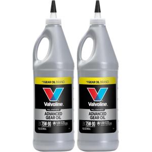 imageValvoline Flexfill SAE 75W90 Full Synthetic Gear Oil 1 QT Case of 41 Count Pack of 2