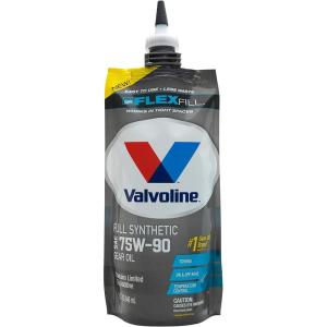 imageValvoline Flexfill SAE 75W90 Full Synthetic Gear Oil 1 QT Case of 41 QT Pouch