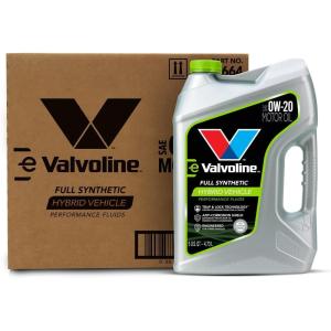 imageValvoline Hybrid Vehicle 0W20 Full Synthetic Motor Oil 5 Quart5 QT  Case of 3