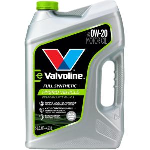 imageValvoline Hybrid Vehicle 0W20 Full Synthetic Motor Oil 5 Quart5 QT
