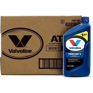 imageValvoline Mercon V ATF Conventional Automatic Transmission Fluid 1 Quart1 QT  Case of 6