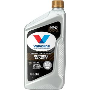 imageValvoline Restore ampamp Protect Full Synthetic 0W20 Motor Oil 5 Quart5W30