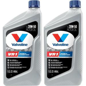 imageValvoline VR1 Racing SAE 20W50 Motor Oil 1 QTSae 20w50