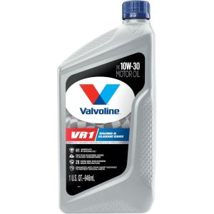 imageValvoline VR1 Racing Synthetic SAE 10W30 Motor Oil 1 QTVR1