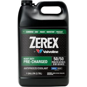 imageZerex PreCharged Heavy Duty HD 5050 Prediluted ReadytoUse AntifreezeCoolant 1 GAReadyto Use