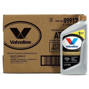 imageValvoline Extended Protection ATF Full Synthetic Automatic Transmission Fluid 1 Quart1 QT  Case of 6